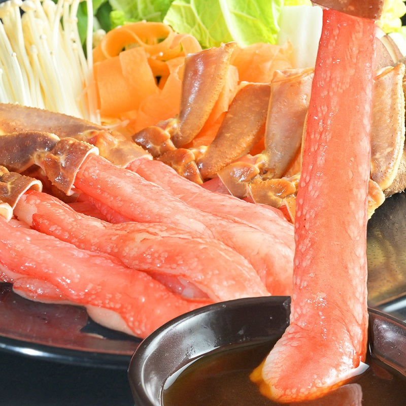 生ズワイガニ太脚！棒ポーション超特大 1kg（500g x 2 / 24本 / 約4-8人前）