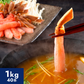 毎年大人気商品！生ズワイガニ棒ポーション 1kg（500g x 2 / 40本 / 約4-8人前）